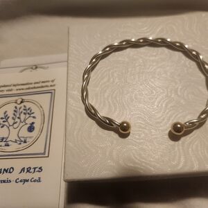 Eden Hand Arts Sterling Silver and 14k Bracelet